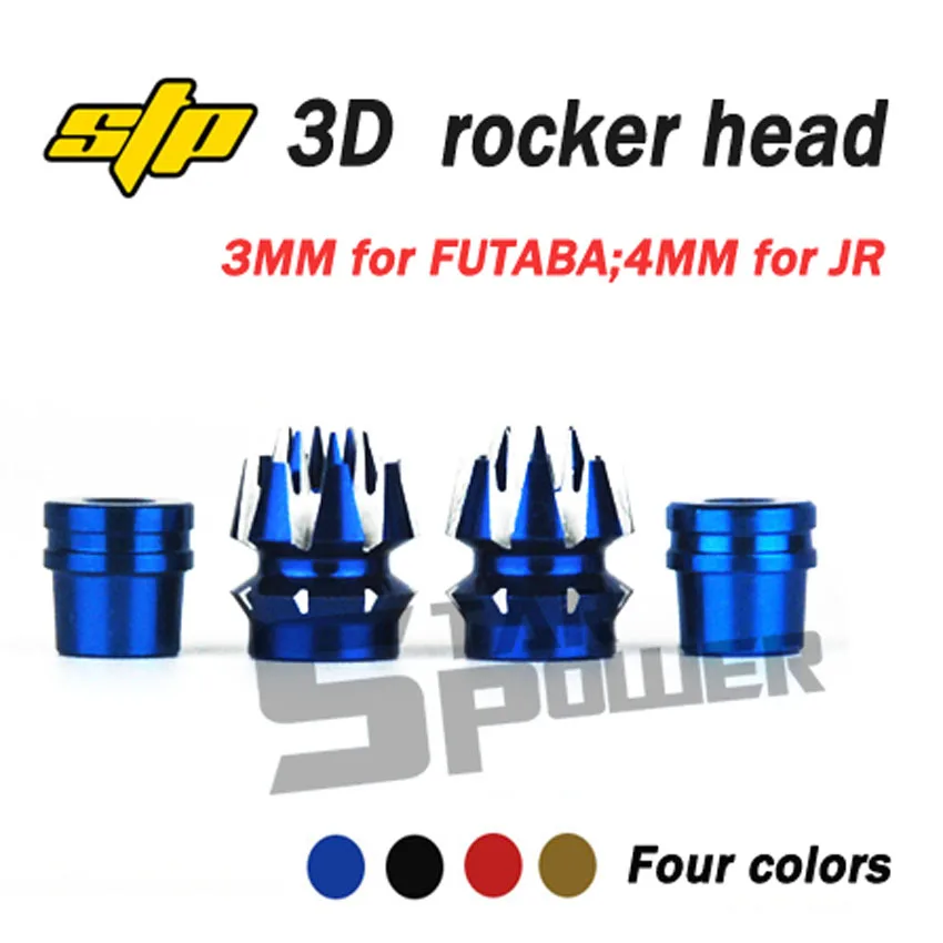 Оригинальная противоскользящая головка STP Star power с 3D красочным управлением 3 мм для FUTABA Frsky X9DSE X12S 4 мм для JR аксессуары
