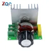 Contrôleur de vitesse à moteur réglable | AC 220V 4000W régulateur de tension électronique régulateur de tension SCR Module de gradateur ► Photo 2/6