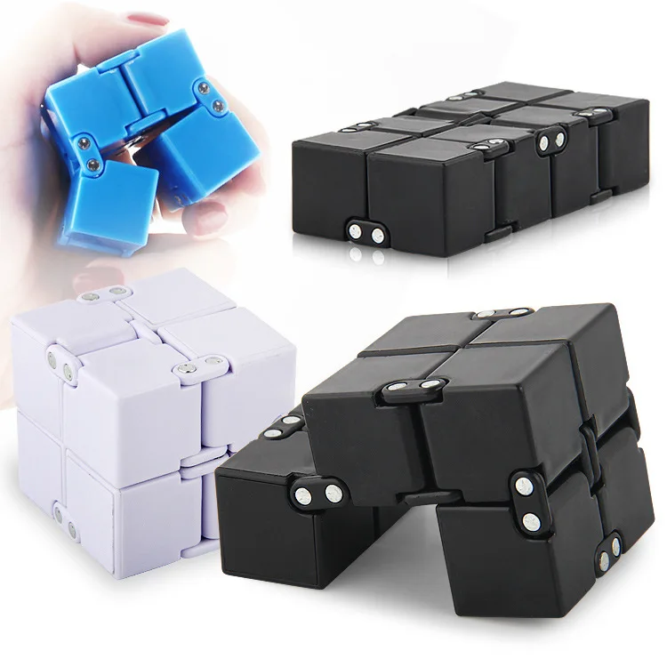 

Hot Original Infinity Cube 2 Metal High Quality EDC Creative Fidget Cube Toy Anti Stress Relief Hand Spinner Adult ADHD