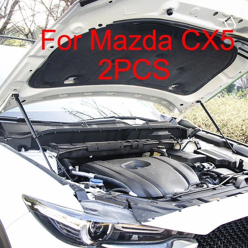 

KEMiMOTO Hood Spring 2Pcs Refit Front Hood Engine Cover Hydraulic Rod Strut Spring Shock Bar For Mazda Cx-5 Cx5 KF 2017 2018