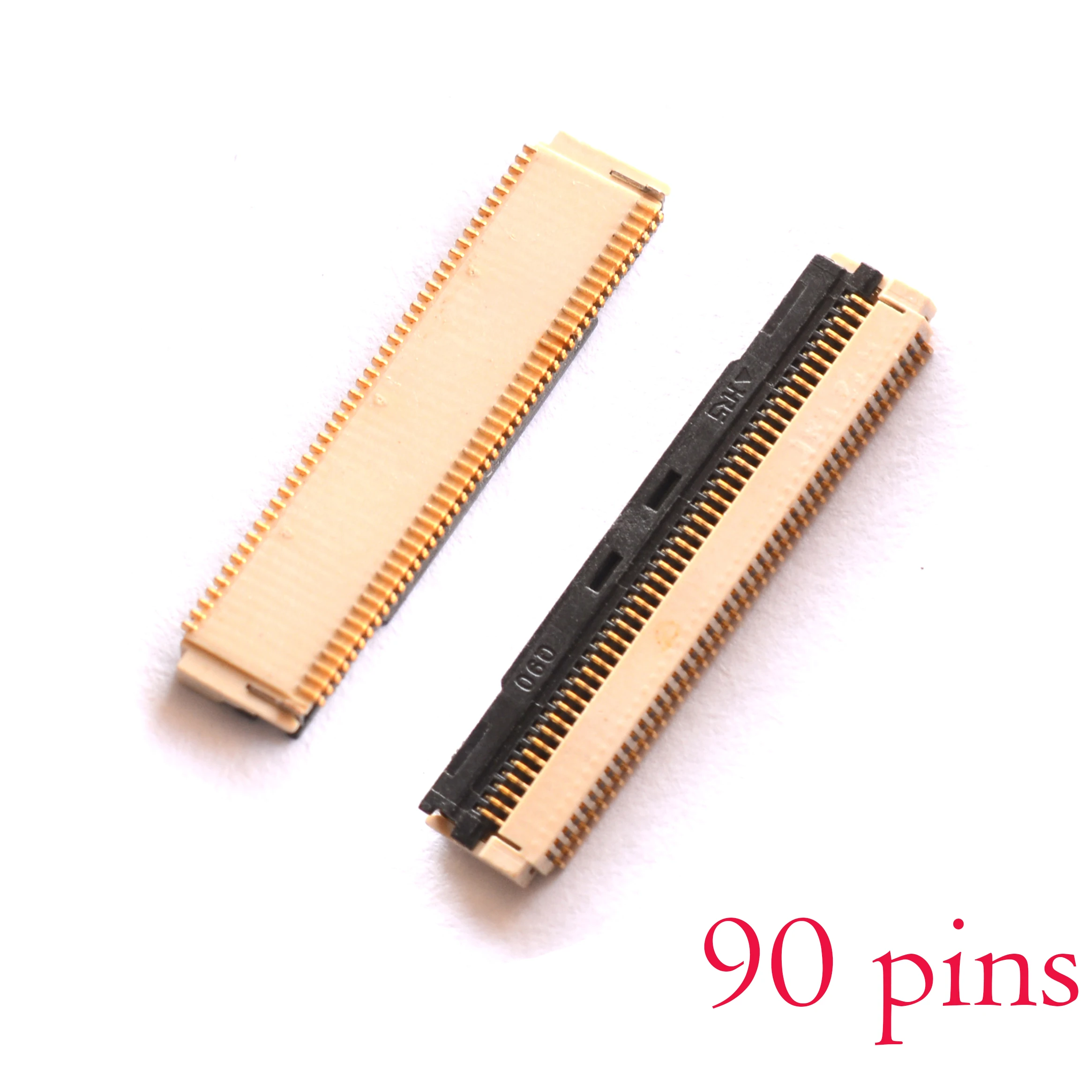 

2x LCD display screen FPC Connector plug logic on motherboard board For Samsung tab 90 pins 90pin