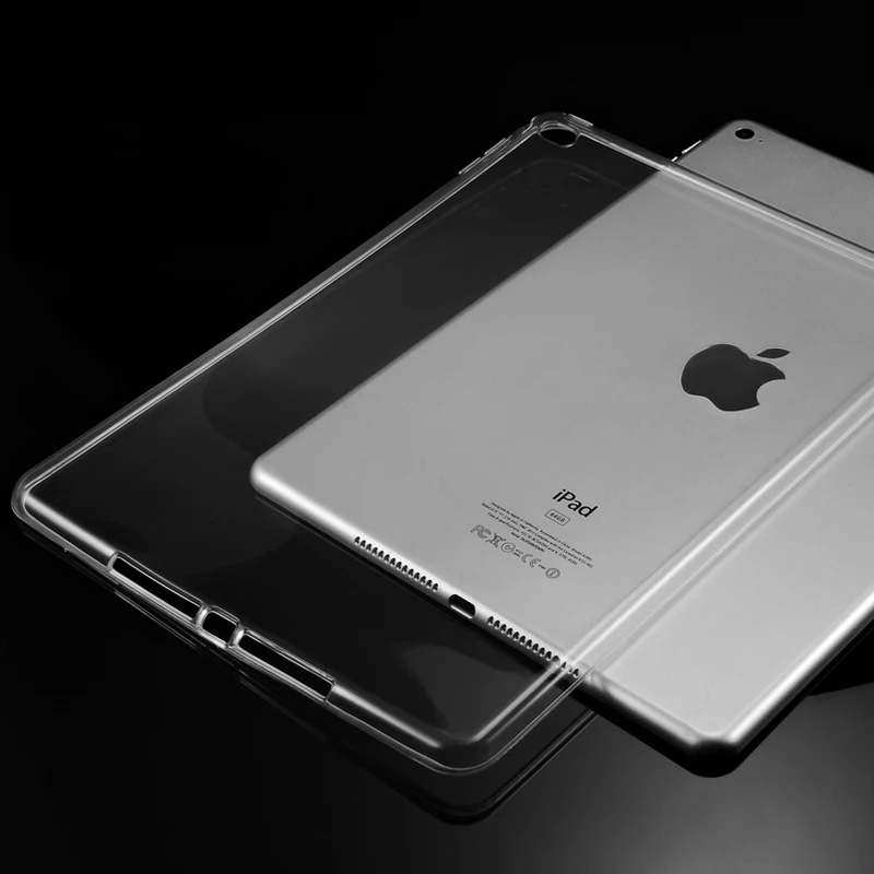 

Fashion Candy Back Cover Shell For iPad Mini 4 Ultra Thin Slim Case For Apple iPad Mini4 Cases Soft Silicon Clear Transparent