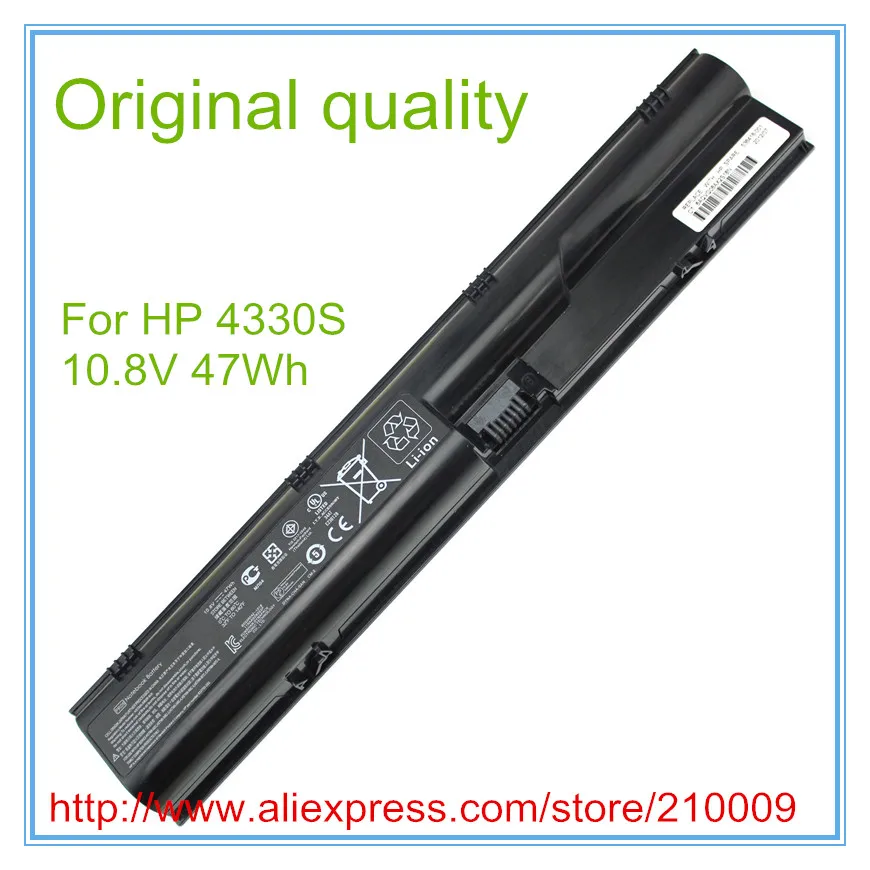 

47WH Original Laptop Battery For 4330S 4331S 4430S 4431S 4435S 4436S 4530S 4730S 4540S HSTNN-LB2R PR06