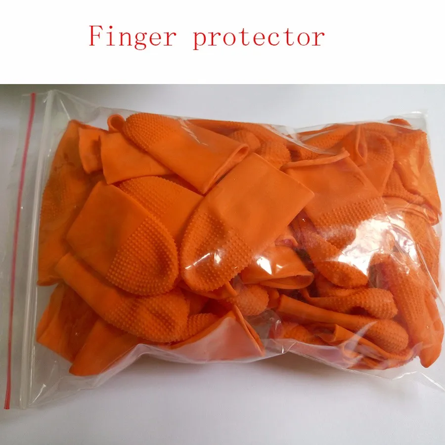 Оранжевый палец протектор для наращивания волос s Cots для наращивания волос склеивание 30 шт./упак