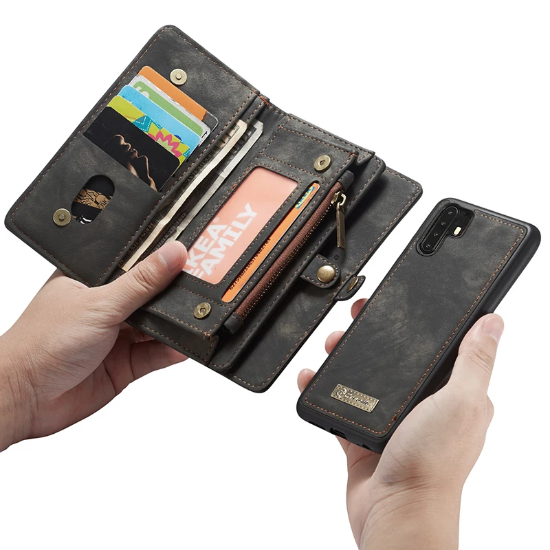 Leather Case For iPhone 7 8 6 6s Plus X XR XS Max Cases Flip Wallet Cover For Huawei P20 Lite Mate 
