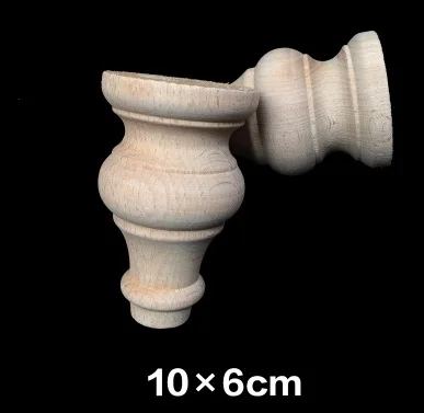 4PCS/LOT  European Furniture Legs Solid Wood Legs Feets Carved Bathroom Cabinet Table Foots 