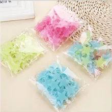 50 шт. 3D звезды светится в темноте наклейки на стену светящиеся флуоресцентные наклейки на стену для детей Детская комната Спальня Декор для потолка