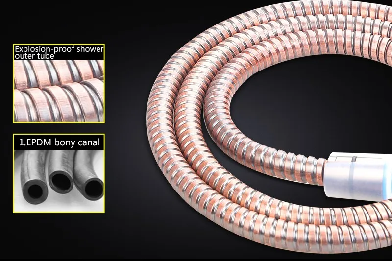 Hm античный душевой шланг 1,5 м из нержавеющей стали ORB коричневые душевые шланги гибкие для ванной комнаты биде душ ручной анти твист кран шланг