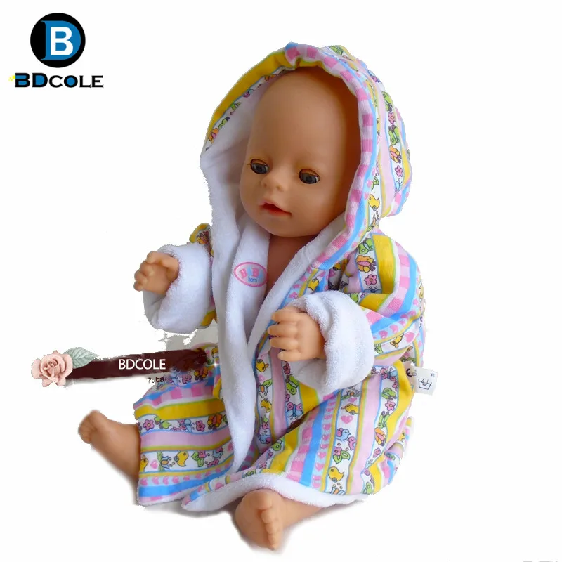 Free Shipping Handmade Bathrobes bath towel for 16'' and 18'' Bath