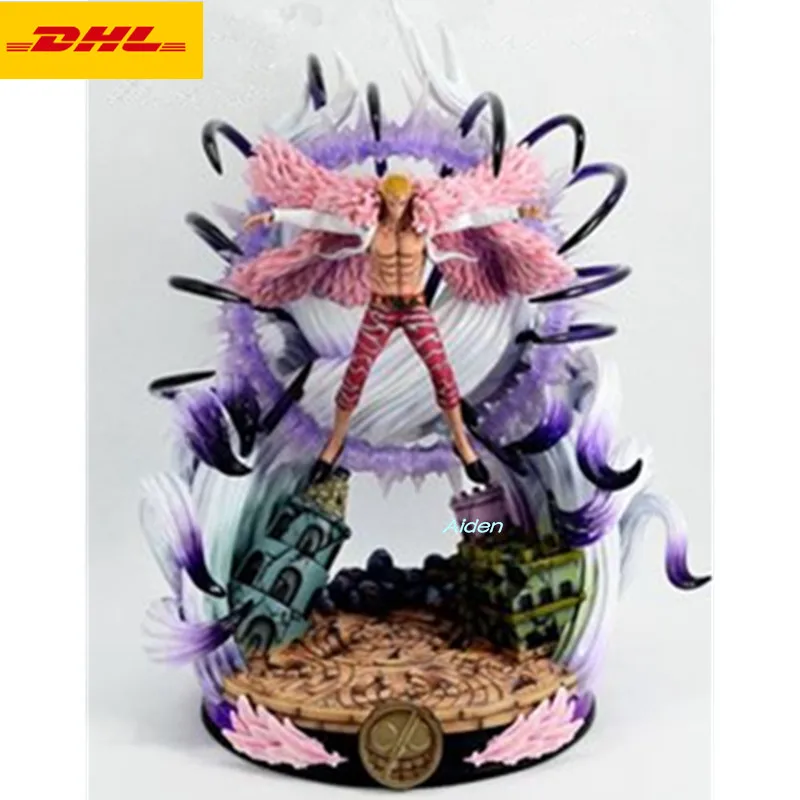 

28" ONE PIECE Seven Warlords Of The Sea Statue Donquixote Doflamingo Bust GK Action Figure Collectible Model Toy BOX 72 CM Z421