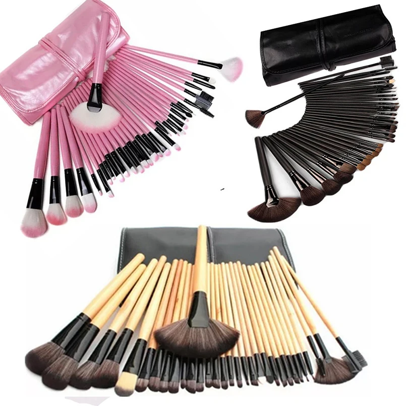 

Professional Makeup Brushes 32 PCS Brush Set for Foundation Powder Eye Shadow Blusher Cosmetic Brushes Kits Beauty Makeup Tool