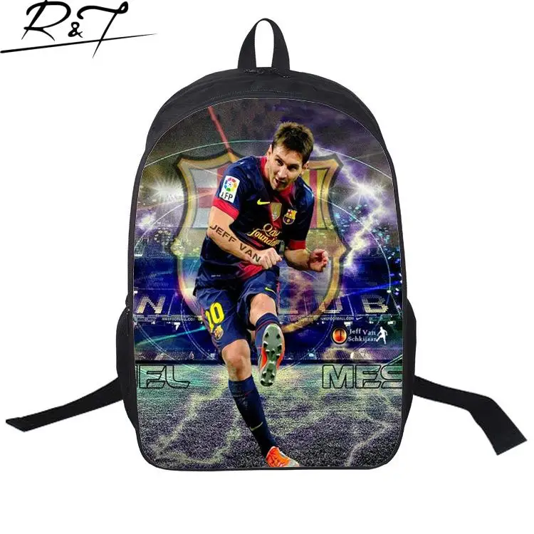 

2016 Hot Printing Ronaldo Messi Neymar Bag Boys Star Backpacks Fashion Mens Backpack Students Bags Children's Book Bag