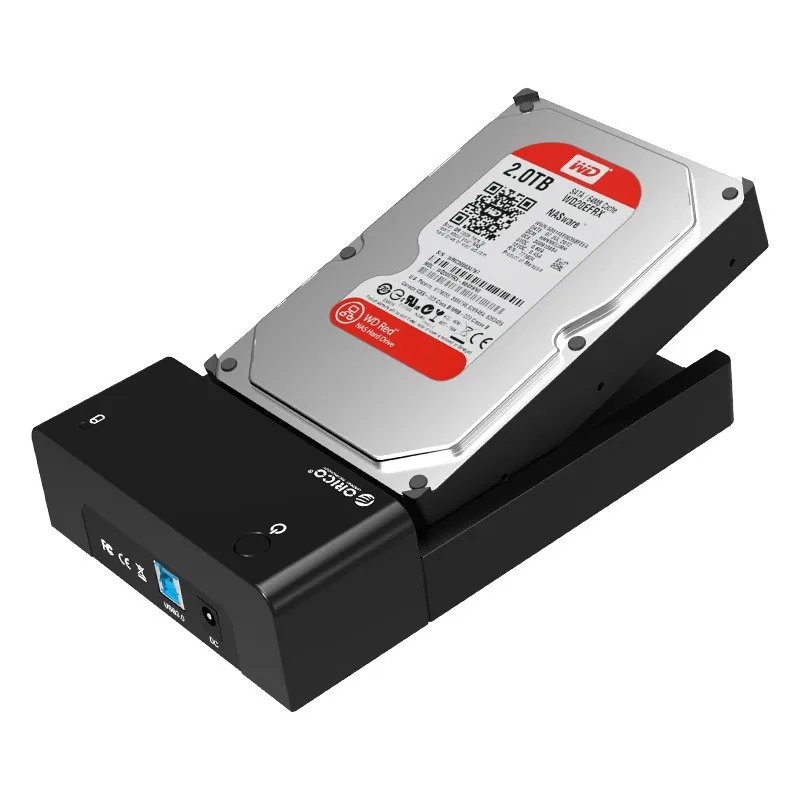 ORICO 6518SUS3 Инструмент Free USB 3,0 & eSATA 2,5 "и 3,5" SATA жесткий диск док-станции для 2,5 дюймов и 3,5 дюймов HDD-черный