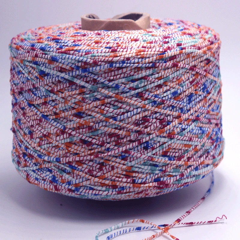 2020 New 250g high quality Linen Cotton colorful rainbow Organic Yarn Knitting crochet weave thread crafts Z3945 | Дом и сад
