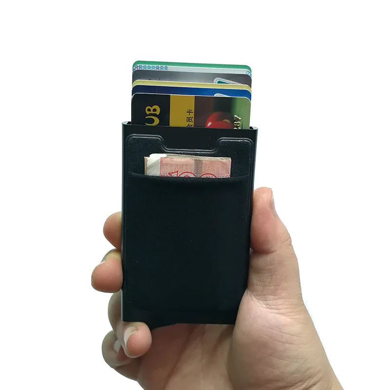 

Cute Card Holder for Business ID RFID Credit Note Bus Automatic Large Wallet Insert Visiting Instax Wide Album Block Box Cover