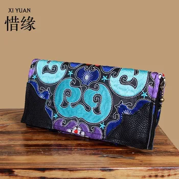 

XIYUAN BRAND Exquisite women genuine cow leather wallets and handbags for ladies Luxury Female Purse Clutch wallet & Credit bag