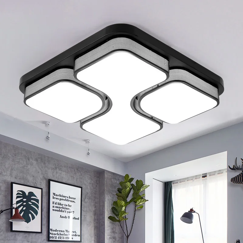 

LED ceiling living room lighting square modern minimalist dining room bedroom lighting atmosphere study