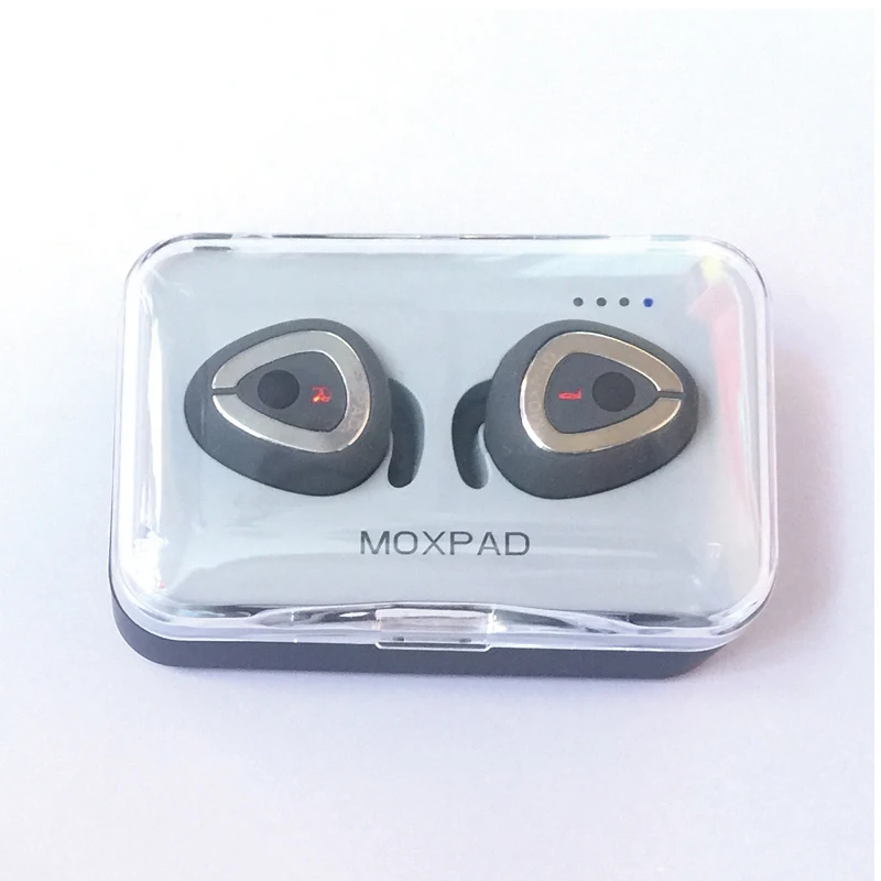

Newest Moxpad M6 Wireless Earphones Separating Earbud Bluetooth 4.1 TWS Earphones Stereo Music Headsets with Charge Case