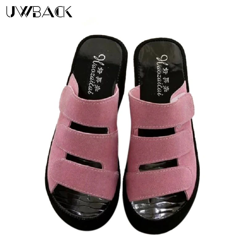 hook and loop slippers