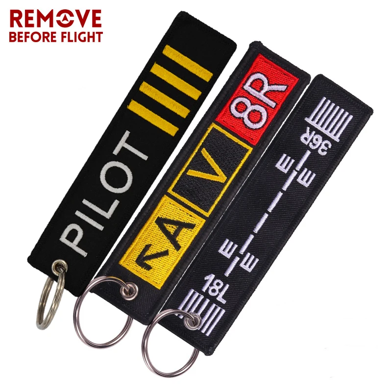 

Fashion Pilot Key Chain Bijoux Keychain for Flight Crew Aviation Promotion Gifts Tag Porte Clef OEM Key Ring Mixed 3 PCS/LOT