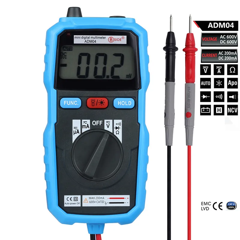 Buy Mini Digital Multimeter ADM04 Voltage Current