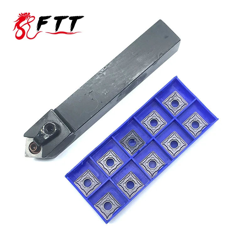 Carboneto de Inserção Lâmina com 1pc Cortador Msdnn2020k12 Titular Torno Cnc Conjunto Ferramenta Torneamento 10 Pçs Snmg120404 ha Snmg120408