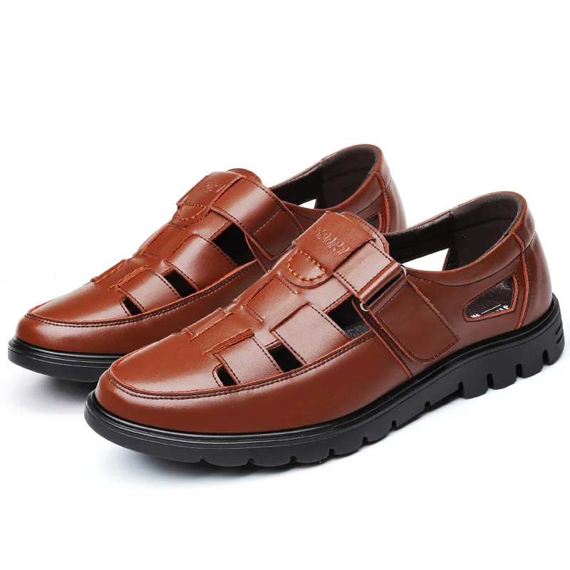 Мужские сандалии; мужские пляжные сандалии в римском стиле; брендовая мужская повседневная обувь; Вьетнамки; мужские шлепанцы; кроссовки; Летняя обувь