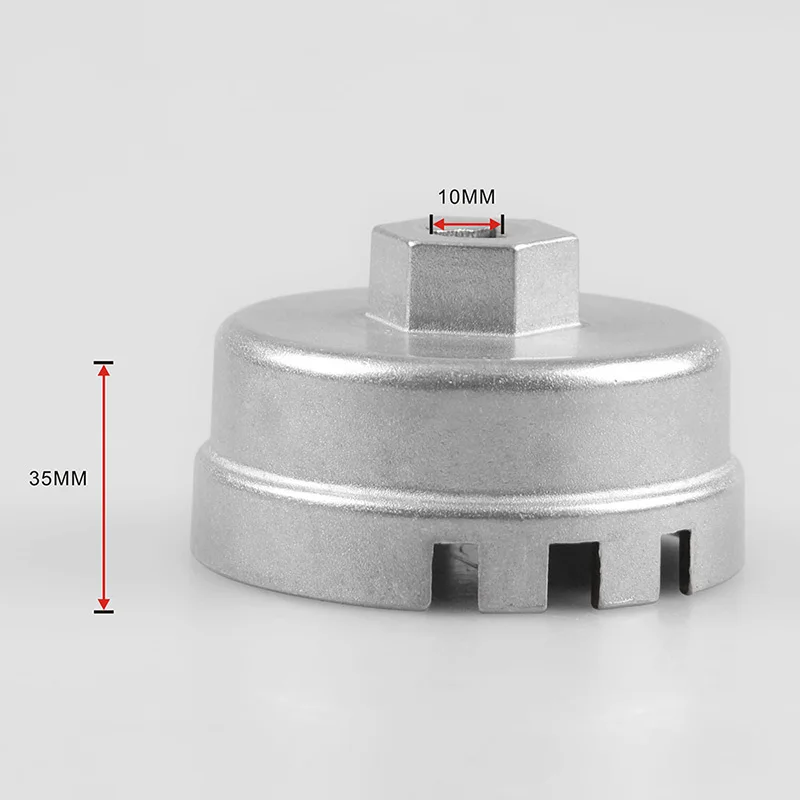 70 мм Алюминиевый Масляный фильтр гаечный ключ торцевой инструмент для удаления для Toyota Prius Corolla Camry Rav4 Lexus U