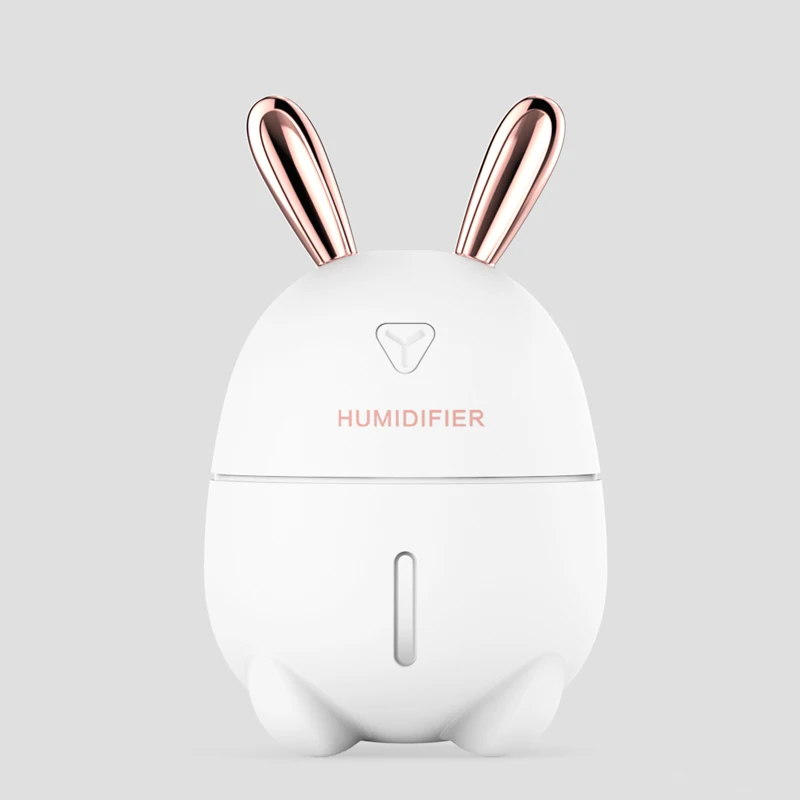 Новейший увлажнитель воздуха милый мультфильм увлажнитель «кролик» USB красочный ночной Светильник-диффузор 2 шестерни спрей Настольный очиститель подарки