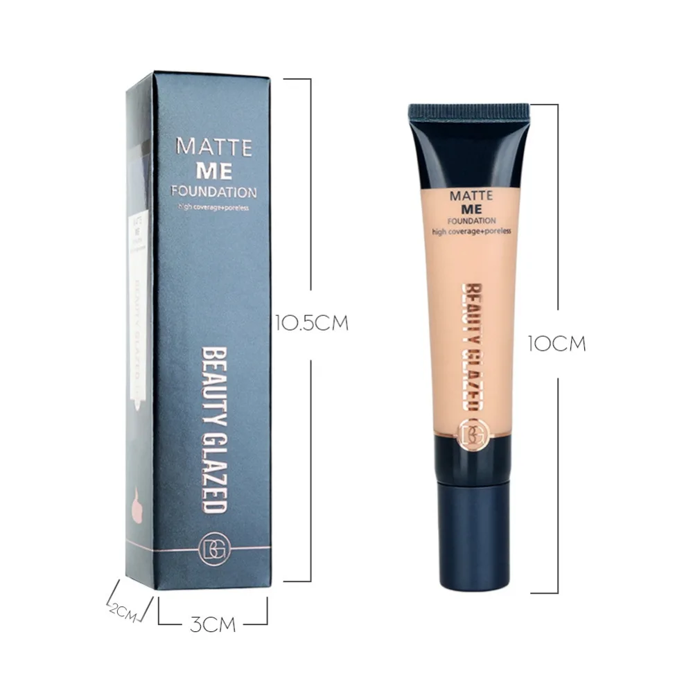 Beauty Glazed 4 вида цветов основа для лица Жидкая макияжа полное покрытие консилер
