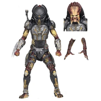 

18CM NECA Anime Figure Dolls Predator Action Figure PVC Statue Joint Movable Change Face Ver Model Decoration Toy H358