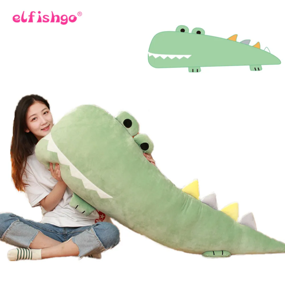 

Cute Animals Big Size Simulation Crocodile Plush Dolls Cushion Pillow Stuffed Animal Toys For Girl Kids Toys