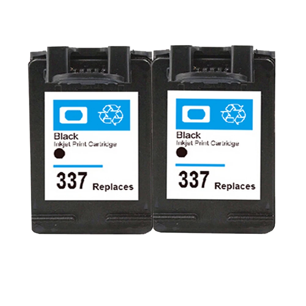 

2 PK for Compatible hp337 HP 337 Ink Cartridges for HP Photosmart 2570 2578 8030 8700 Deskjet 5940 6940 D4100 D4160 Printer