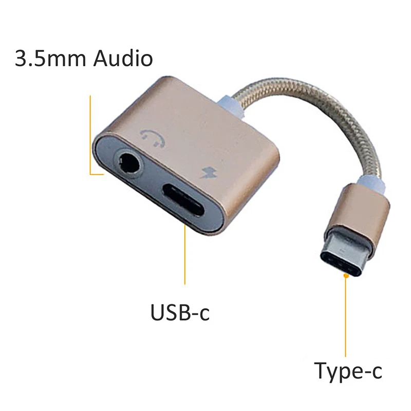Адаптер типа C Aux аудио адаптер usb type C до 3,5 мм разъем для наушников адаптер для Xiaomi huawei без 3,5 Jack
