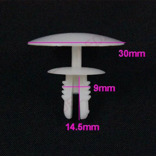 KELIMI White headliner buckle trim panel push type headliner snaps