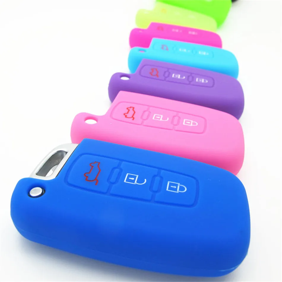 

Silicone Case for Car Key Shell fit Hyundai Solaris HB20 Veloster SR IX35 Accent Elantra i30 Smart fob Auto Product