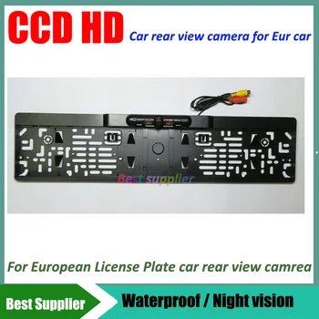 

IR Night Vision car backup reverse rear view camera European License Plate Backup Parking camera for all car