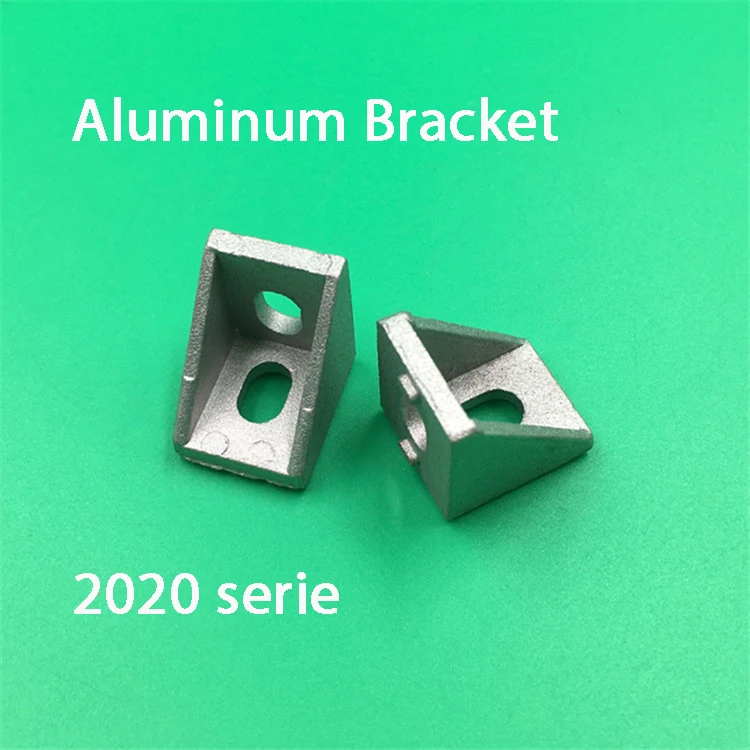 Алюминиевые угловые кронштейны 20x20Corner 20x20x17 мм для 20 экструзионных фрезерных