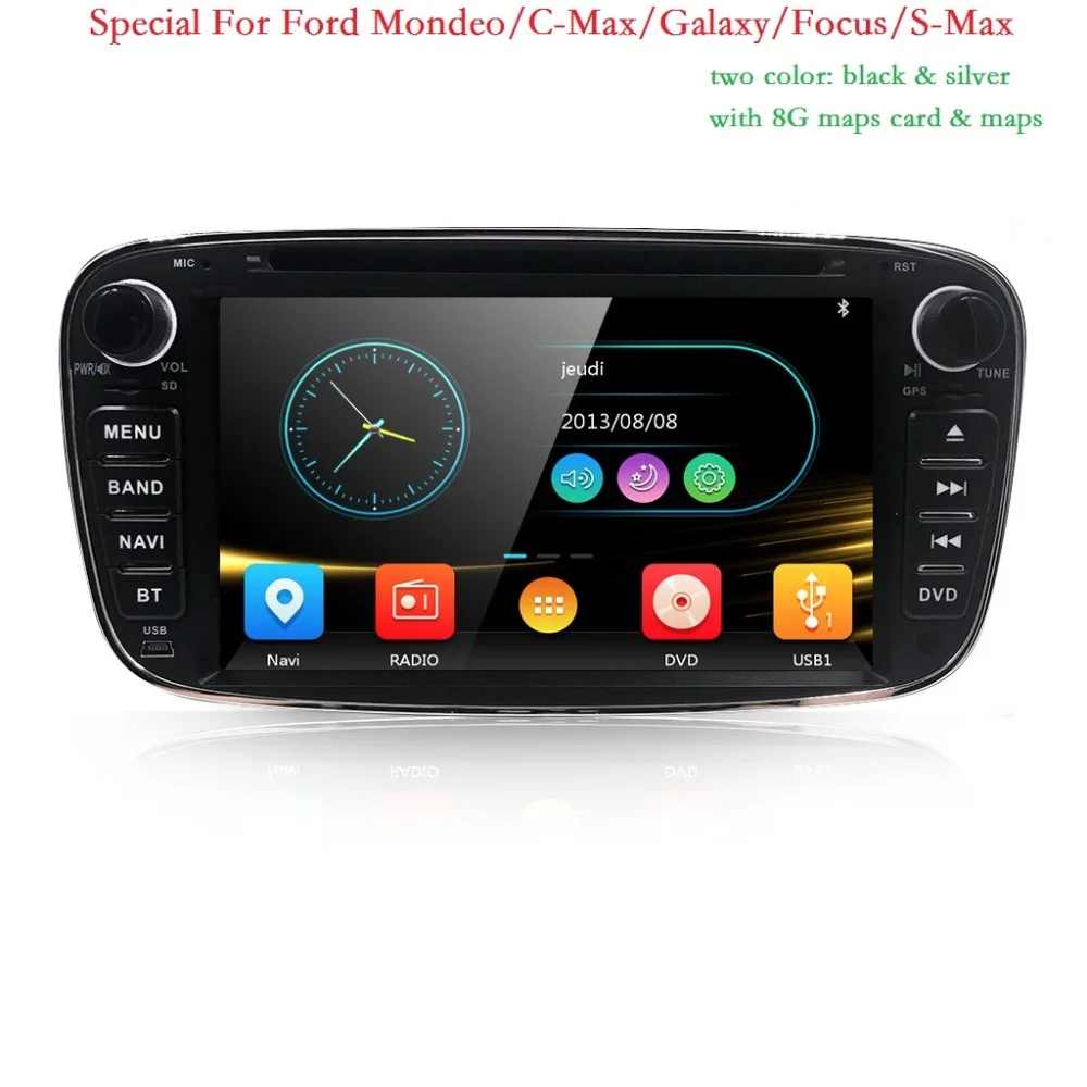 Автомобильный стерео gps навигатор для Ford Focus S max Kuga Mondeo Радио RDS dvd плеер