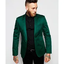 2017 New Arrival Custom made Men Suit Set Slim Wedding Suits Mens Green Groom Tuxedos Homecoming Suit( jacket+Pants)
