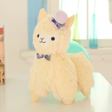 Alpacasso, 35/45 см, элегантная шапка, альпака, плюшевая игрушка, милая мягкая игрушка, альпака, игрушка для детей, подарок на день рождения, украшение дома