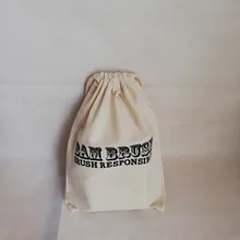 500 шт./лот мешок из хлопка с логотипом сумка Eco монета/Ювелирная упаковка мешок рекламные сумки для Свадебная вечеринка