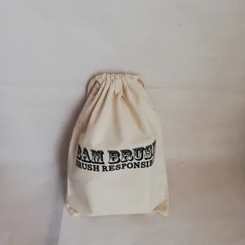 

Wholesales 500pcs/lot Custom Cotton Bag Logo Eco Bag Coin/Jewelry Packaging Bag Promotional Shopping Bags for Wedding Party