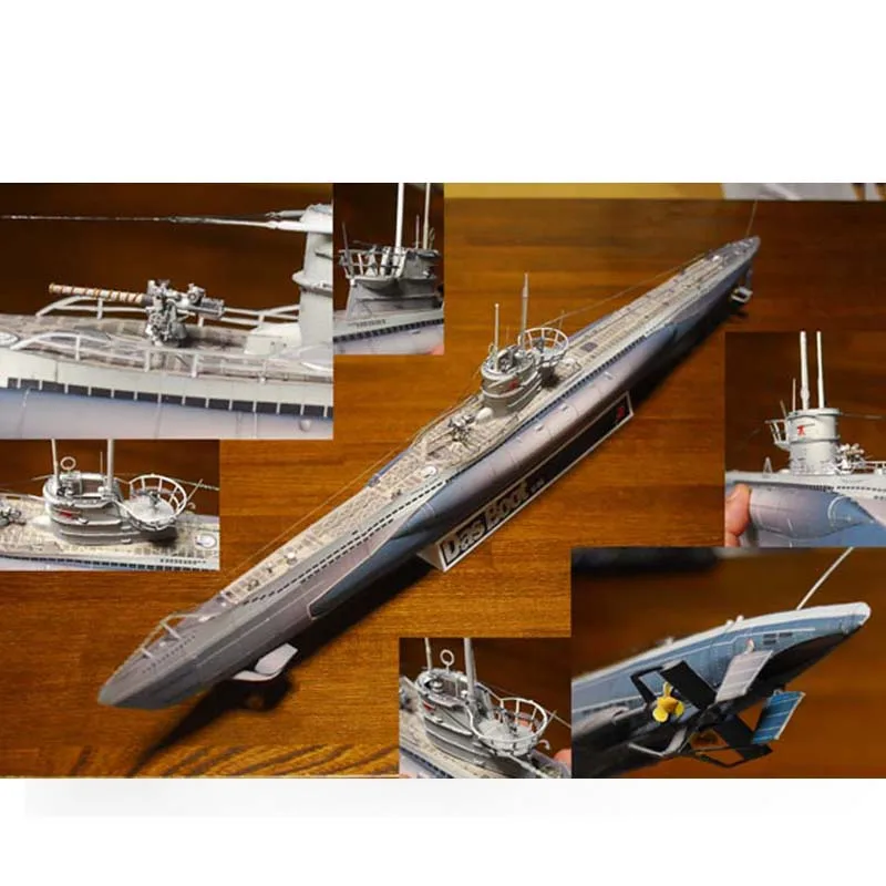 

Paper Model World War II German U Submarine U-BOOT U96 3D Paper Model Pepercraft Ship