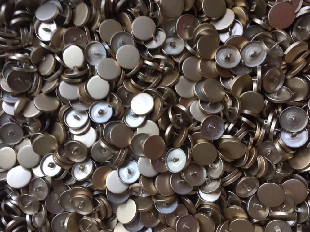 10Pcs 25mm Metal Alloy rustfree Coat Button Bulk Buttons For DIY Sewing