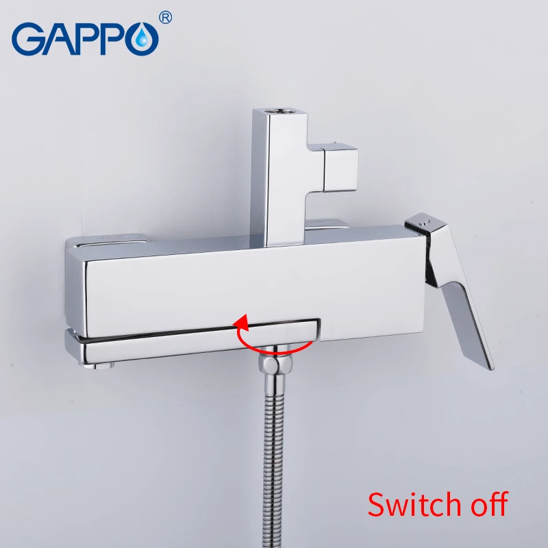 Kaufen GAPPO dusche wasserhahn set badezimmer regen dusche system badewanne armaturen dusche mischbatterie Bad wasserfall dusche kopf mixer torneira