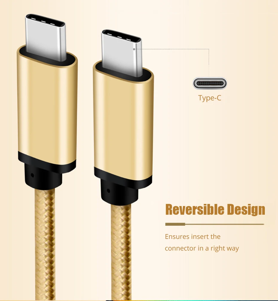 USB Type C Cable 2.4 USB C to USB-C Cable for Samsung Galaxy S9 Note 9 Fast Charging Type C Cable for Oneplus USB 3.0 Cord (12)