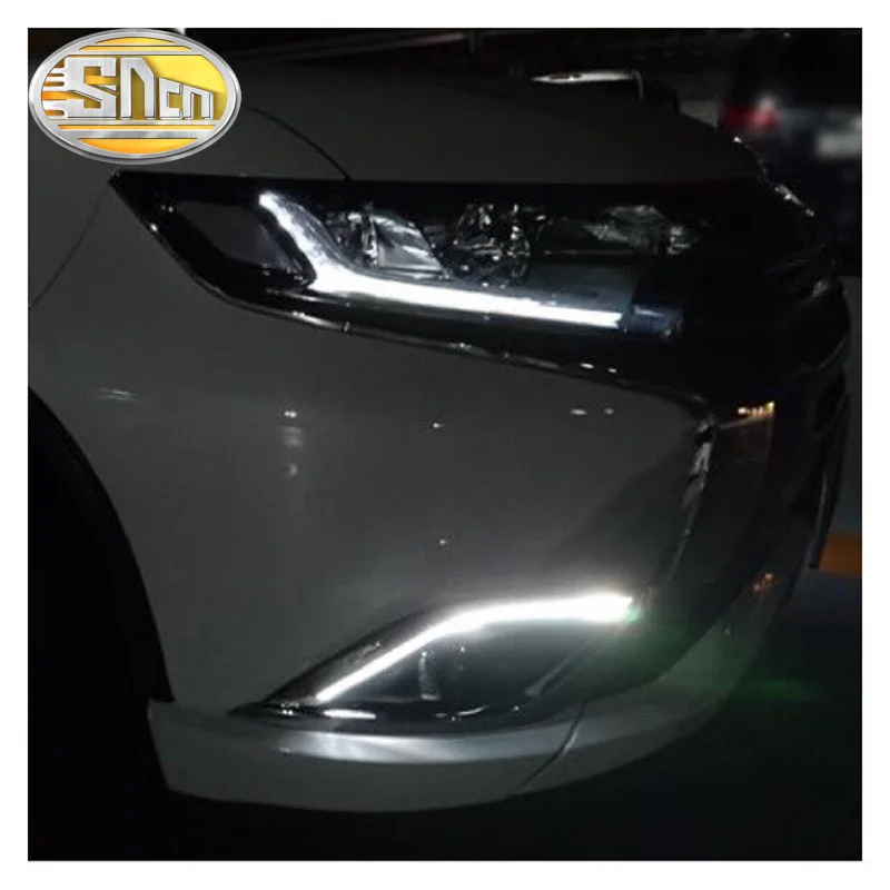 

SNCN LED Daytime Running Light For Mitsubishi Outlander 2016 - 2018 Car Accessories Waterproof ABS 12V DRL Fog Lamp Decoration