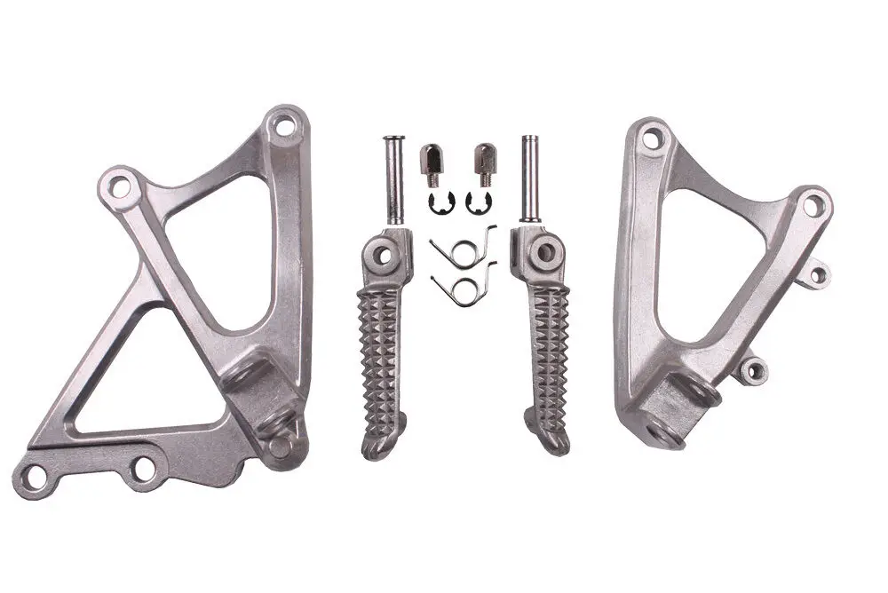 

Motorcycle Front Rider Footrest Foot pegs Bracket Set For Yamaha YZF R1 YZFR1 2009-2014