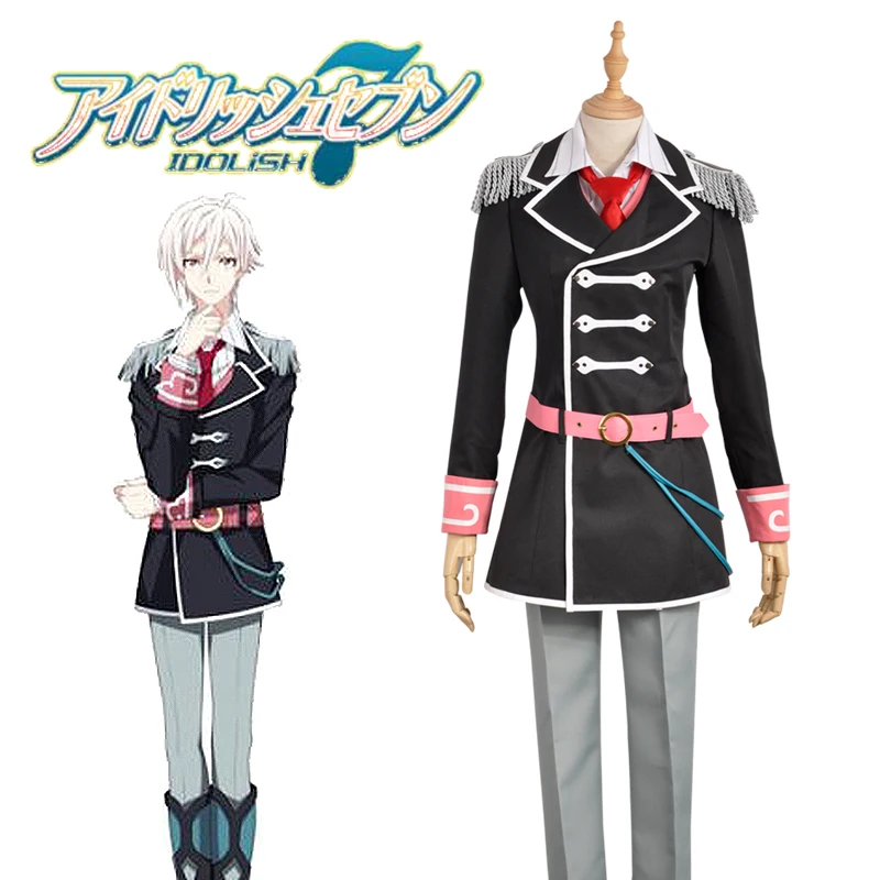 

Anime! Idolish7 Trigger Kujo Tenn Little Devil Role Uniform Cosplay Costume Unisex Custom-made Size 2018 New Free Shipping